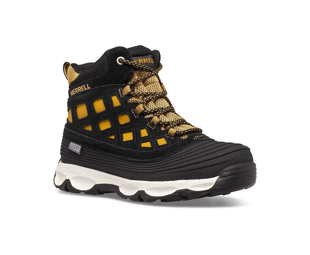 Merrell Støvler Børn - Thermoshiver 2.0 Waterproof - Sort/Brune - ZYW279368